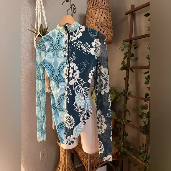 ▪️New Agua Bendita x Free People Anthropologie Mei One-Piece Surf Suit